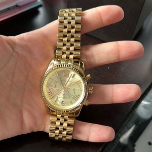 Gold Michael Kors watch